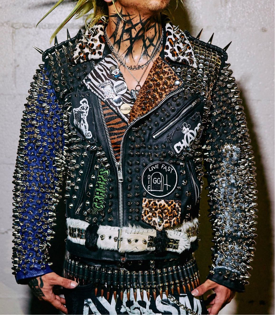 Men Rock Punk Style Black Leather Jacket with Studs, Studded Leather Jacket  | eBay